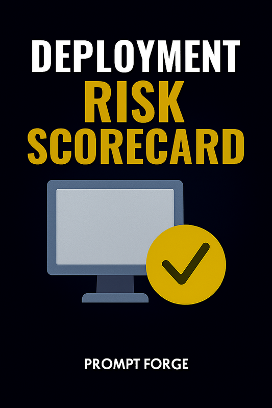 The Deployment Risk Scorecard